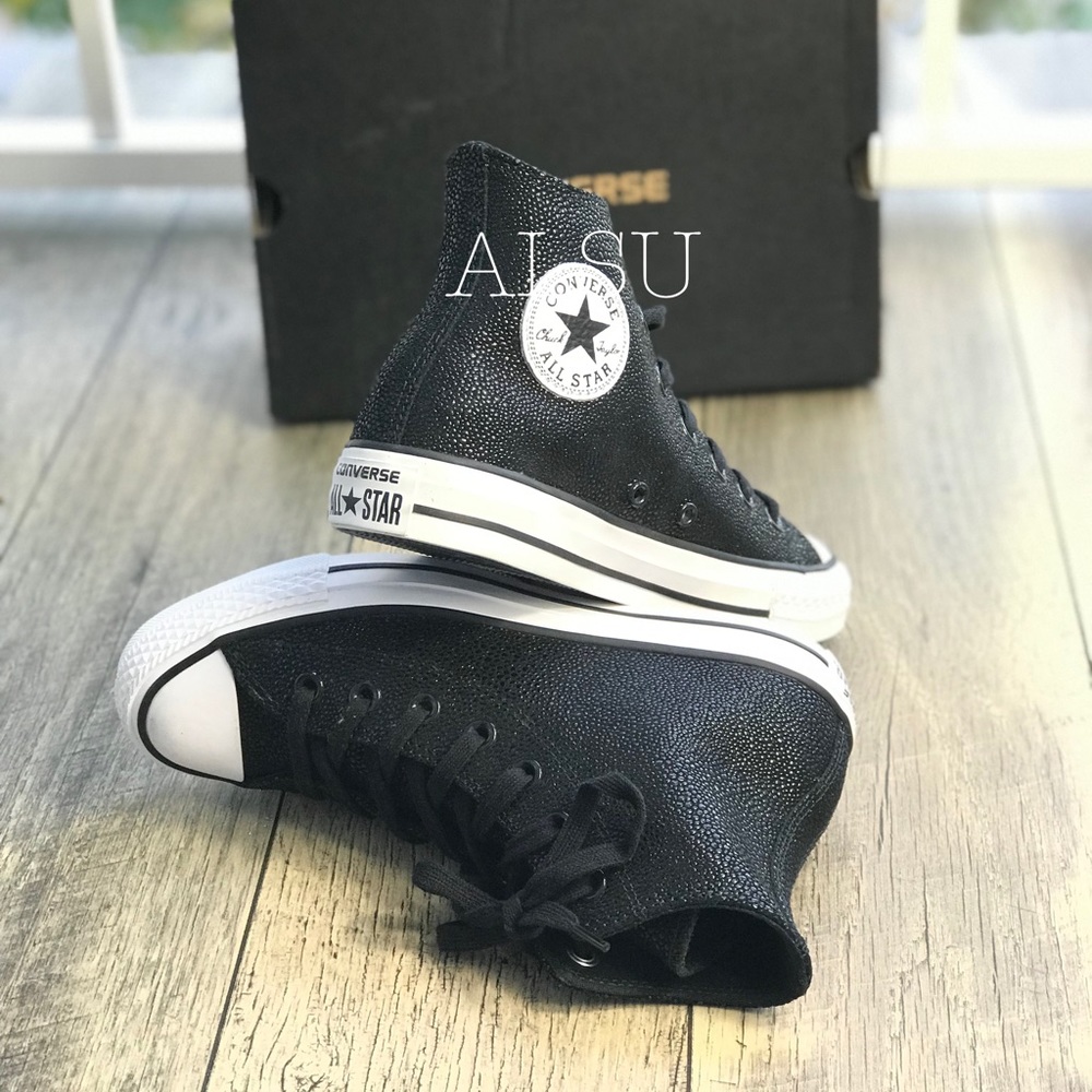 Converse Ctas Stingray Metallic HI Black W AUTHENT - Picture 5 of 7